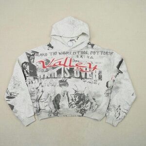 Gray Graphic Hoodie for Men